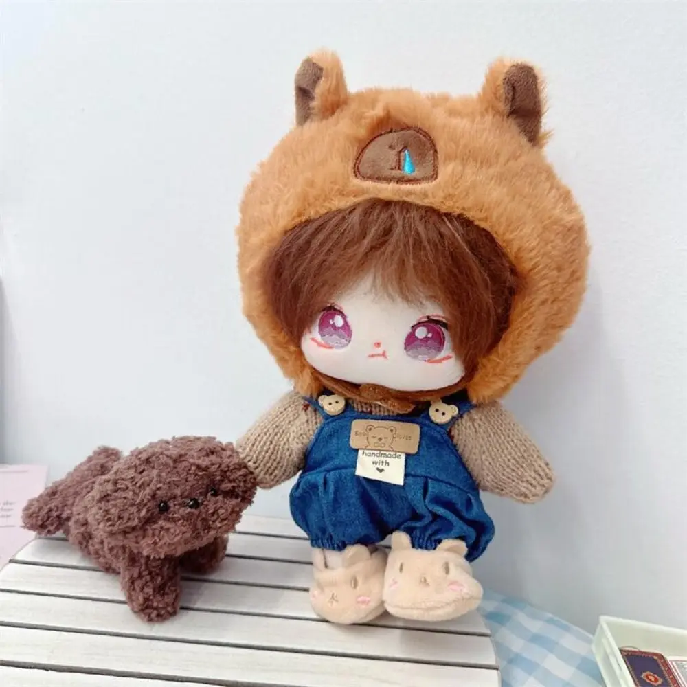 20cm Doll Clothes Toy Capybara Head Cover Cotton Doll Clothes Doll Cloth Accessories Kawaii No Attributes Dolls Clothes