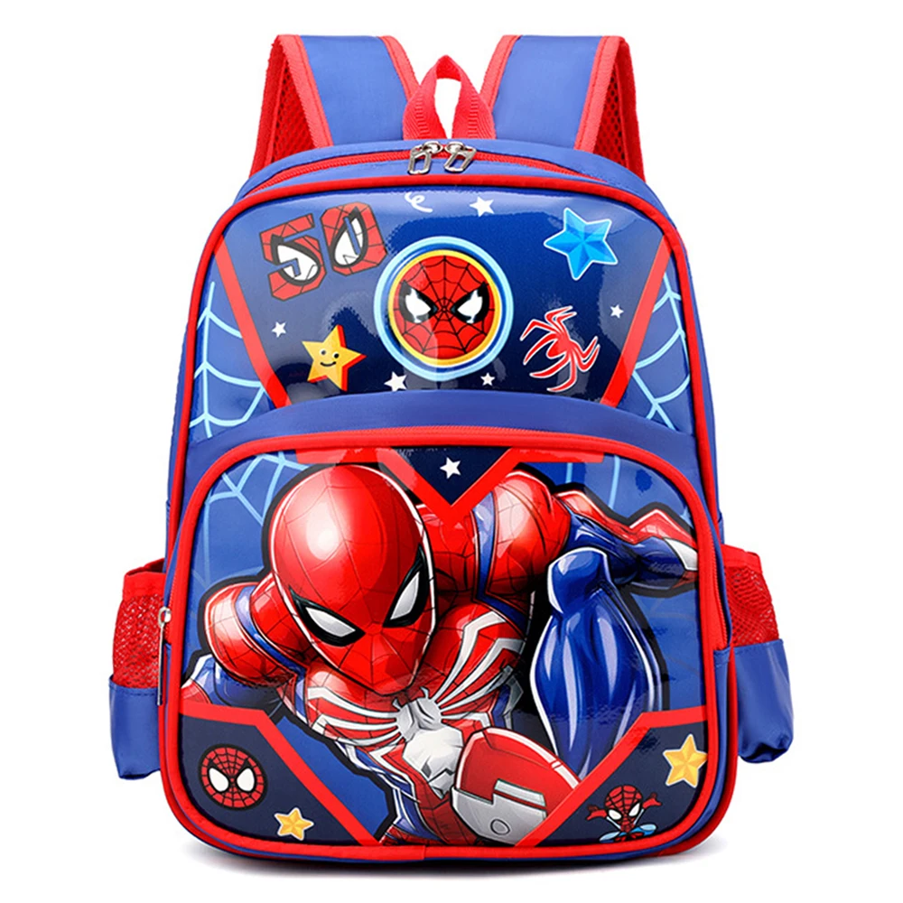 Spider Man Backpack for Children Waterproof Frozen Elsa Sofia School Bag Inclined Shoulder Bag Travel School Knapsack Kid Gifts