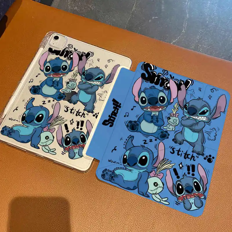 

Y-Fold Acrylic Stitch Y2K Case For iPad Air 11 Case 10th 11th A16 9th iPad Pro 11 4 5 10.9in 12.9 M2 M3 M4 Mini 7 Pencil Holder