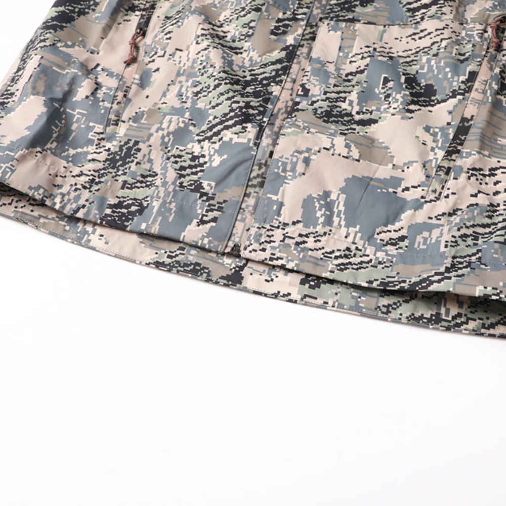 Herren Jagd-Regenmantel Dew Point Jacke Tarnmuster Angeln Jagdbekleidung – Detail 17