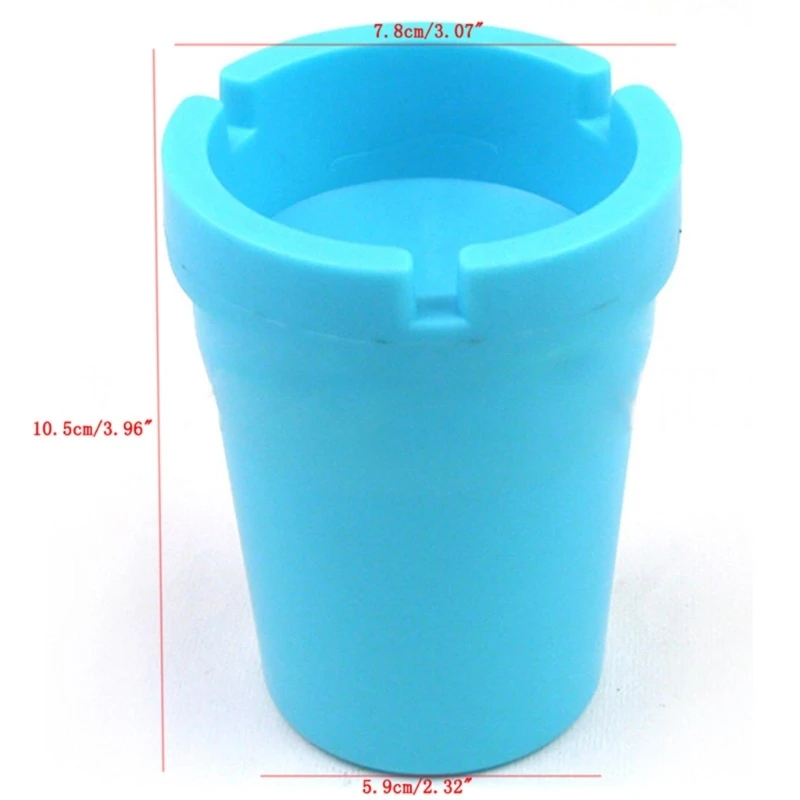 Mini Car Ashtray Candy Color Auto Butt Bucket Cigarette