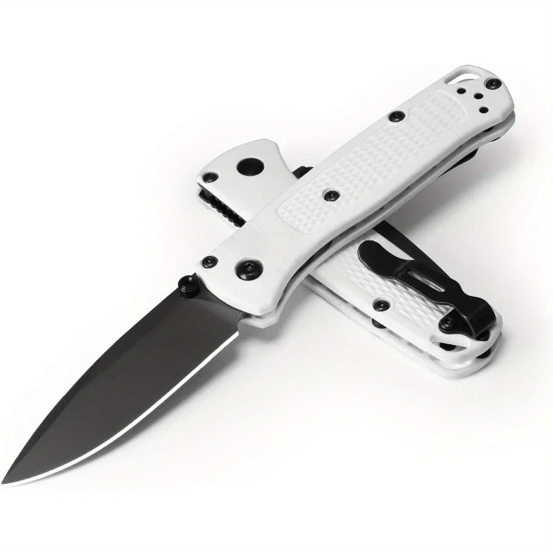 533 Folding Pocket Knife Nylon Wave Fibre White Handle Hunting Self-defense Multi-fuctional Portable High Quality Hand Knives