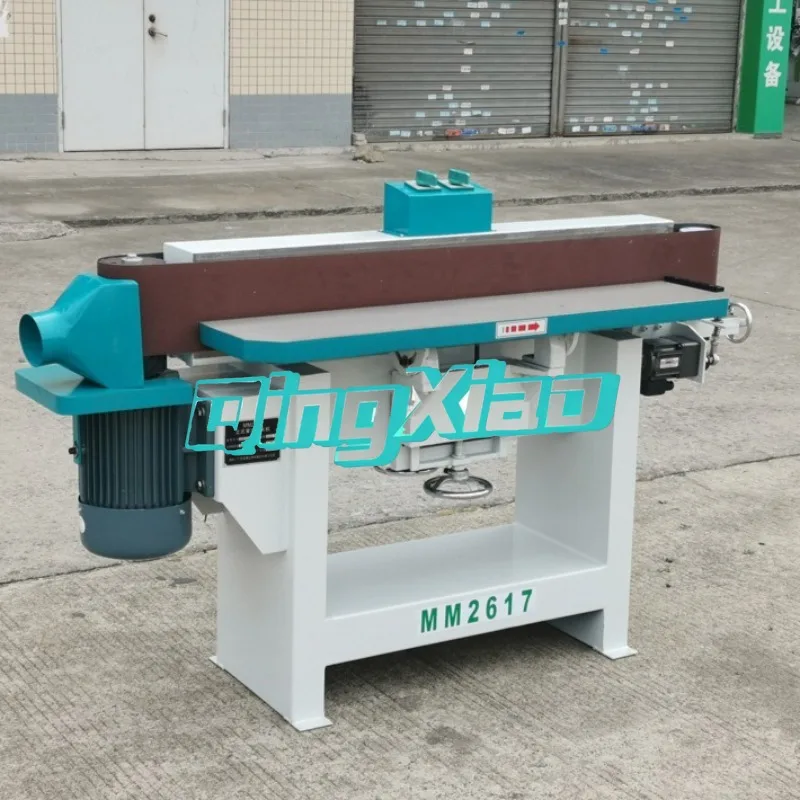 MM2617 Vertical Continuous Sander Side Edge Sander Double Worktable Belt Sander Sanding and Polishing Machine