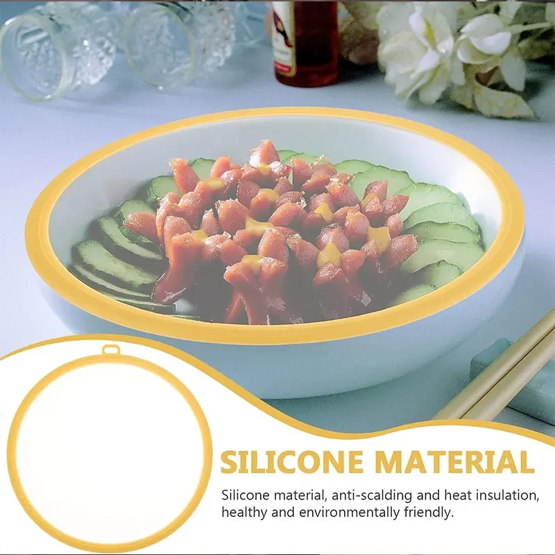 S/L Reusable Food Covers Silicone Bowl Lids Cup Seal Covers Prevent Dust and Flies Universal Leakproof Bowl Stretchy Wrap Cover