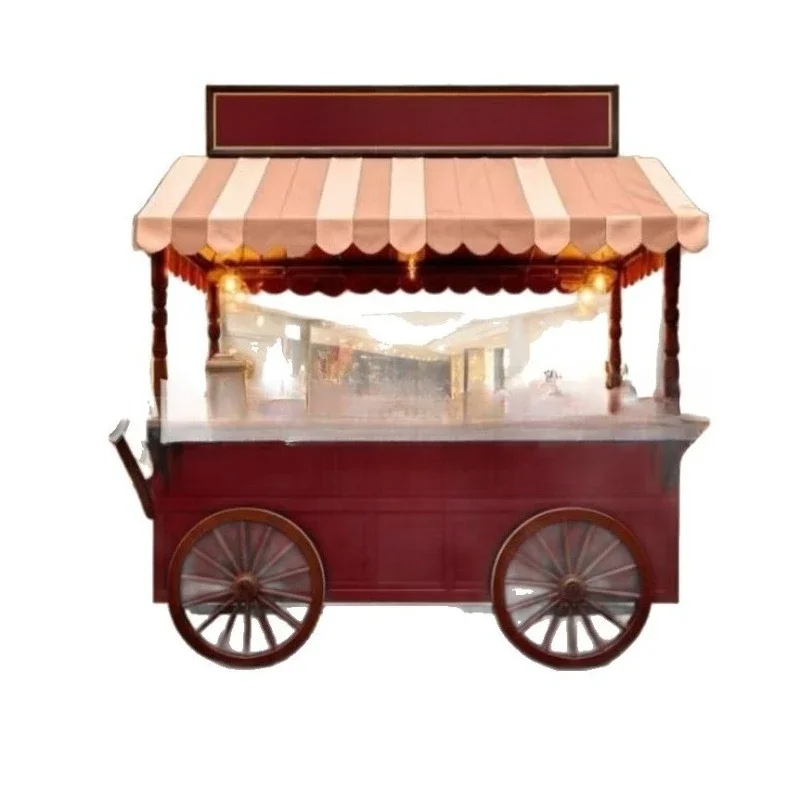 Marshmallow trucks, coffee shop bakery display cars, shopping mall decorative floats