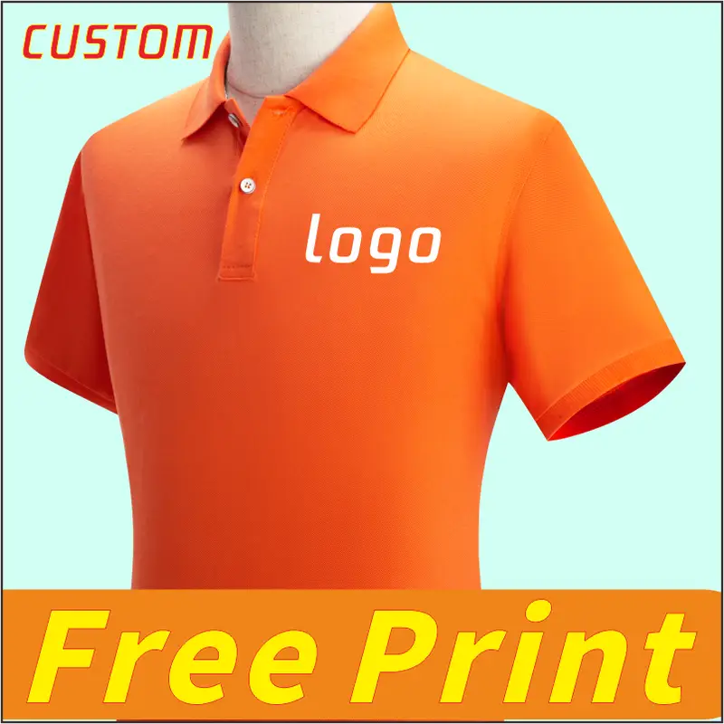Polo Shirt, Short Sleeved Shirt, Custom Logo, Summer T-Shirt, Printed Logo, Embroidered Logo, Men's and Women's Clothing, Person - Image 10