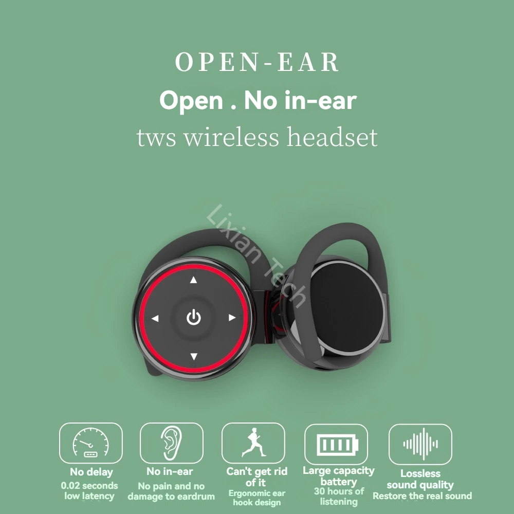 Choice Original K1 TWS Bluetooth Ear phones V5.0 Wireless Headphones LED Light Display Earphones Noise Reduction Sports Headset