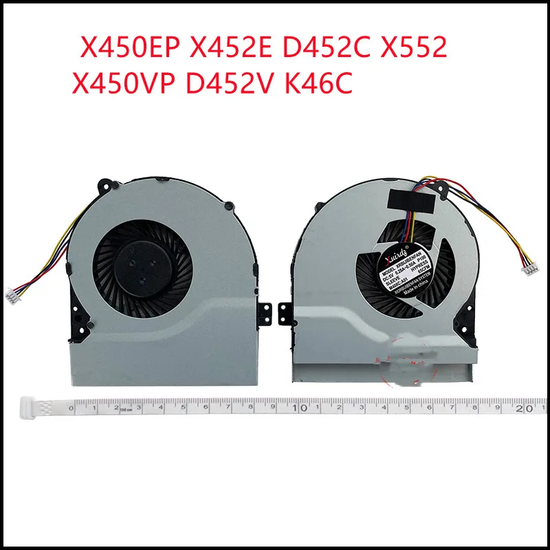 New Laptop CPU Cooling Fan Cooler For Asus X450EP X452E D452C X552 X450VP D452V A46 K46C