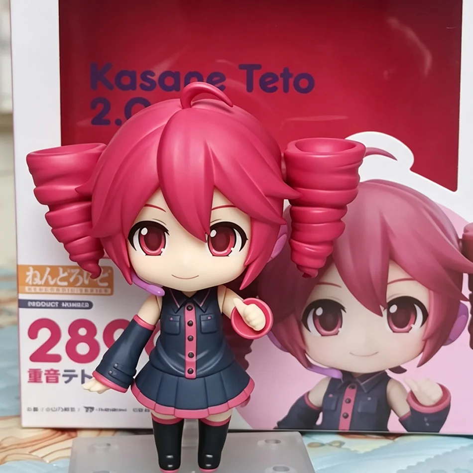 Figura de Acción Nendoroid de Kasane Teto, Modelo Coleccionable de Anime en PVC Chibi, Adorno Kawaii para Escritorio y Juguete de Regalo de Cumpleaños