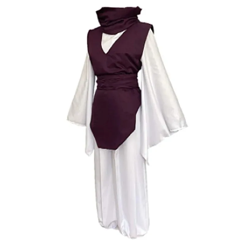 Jujutsu JJK Manga Anime Choso Costume Cosplay Gilet viola Ghetta per il collo Cintura Pantaloni elastici bianchi Top regali