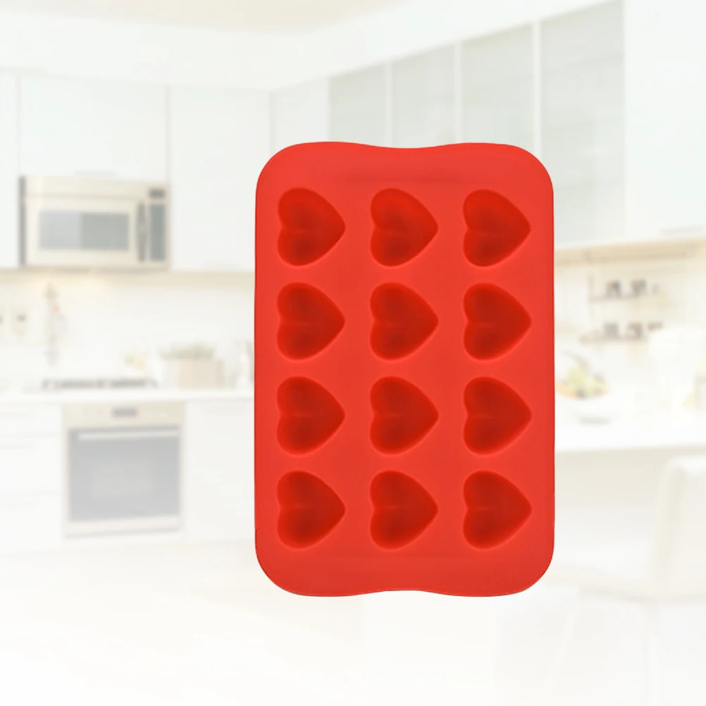 

Silicone Ice Cube Trays Mold 12 Lattices Food Grade Safe Healthy Maker Chocolate Jelly Popsicles Cream Non Toxic Dust Resistant