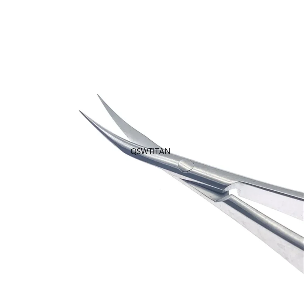 Tijeras oftálmicas para tenotomía Westcott, microtijeras de acero inoxidable/titanio, instrumento de tijeras oftálmicas