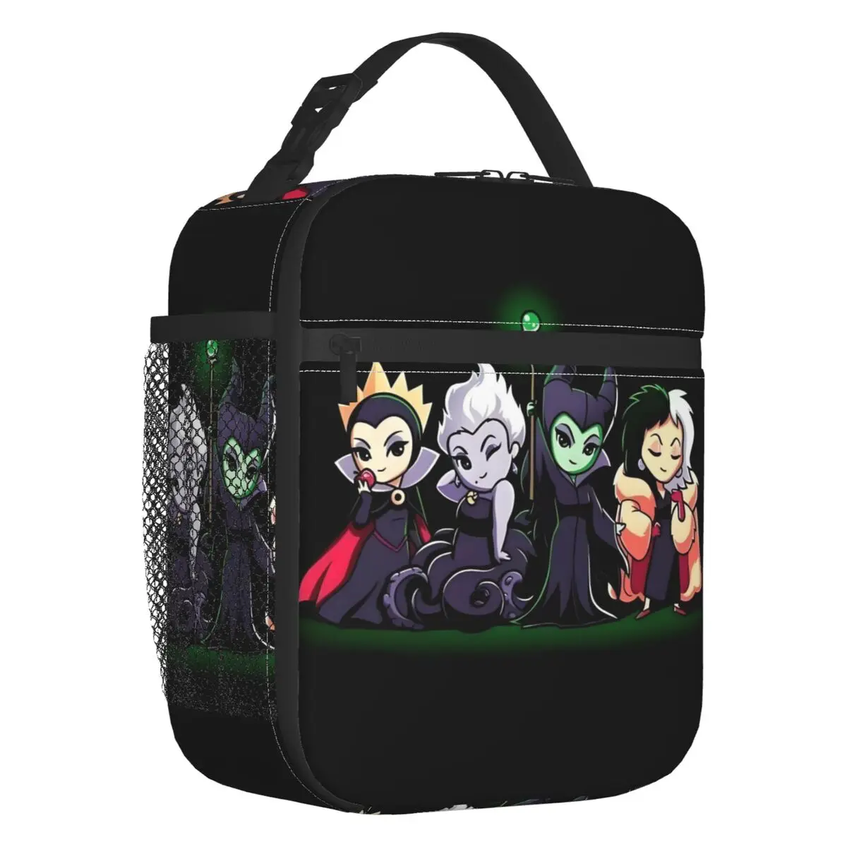 

Custom Villains Women Thermal Insulated Lunch Bags Wicked People Malicious Queen Portable Lunch Container Storage Food Box