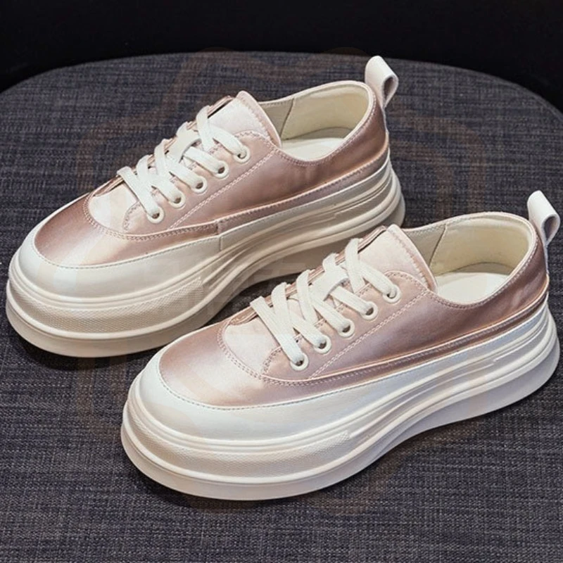 6CM Women's Shoes New Korean Version Chunky Sneakers for Woman Fashion Commuting Casual Shoes Designer Shoes Zapatillas De Mujer