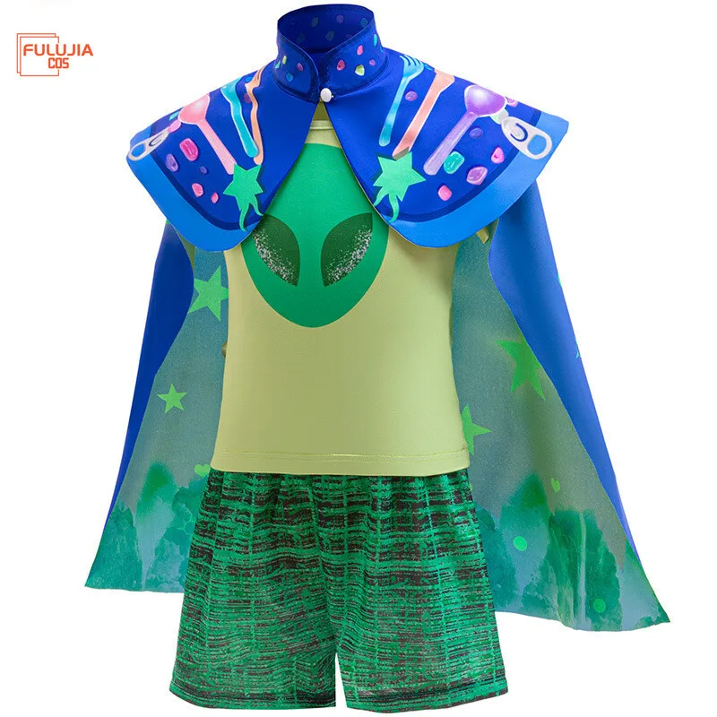 Fulujiacos Elio تأثيري حلي قميص عباءة السراويل مجموعة كاملة #3