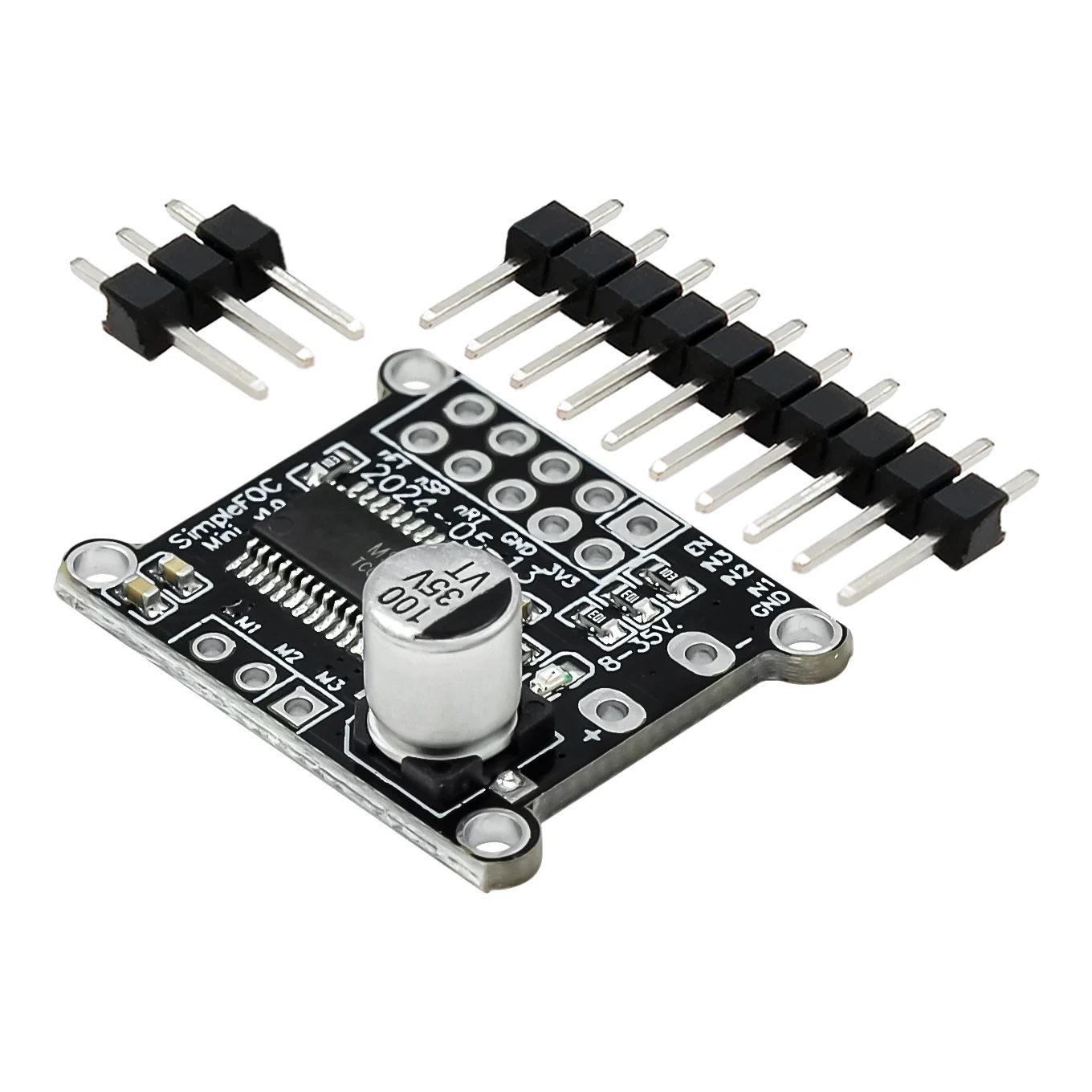 SimpleFOCMini DC brushless motor drive board FOC control driver SVPWM control algorithm