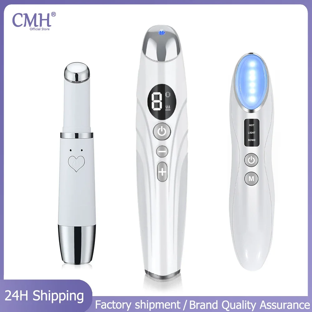 

CMH New Portable Eye Massager Electric Vibration Wrinkle Anti Ageing Eye Massage Dark Circle Removal Beauty Face Eye Care Pen