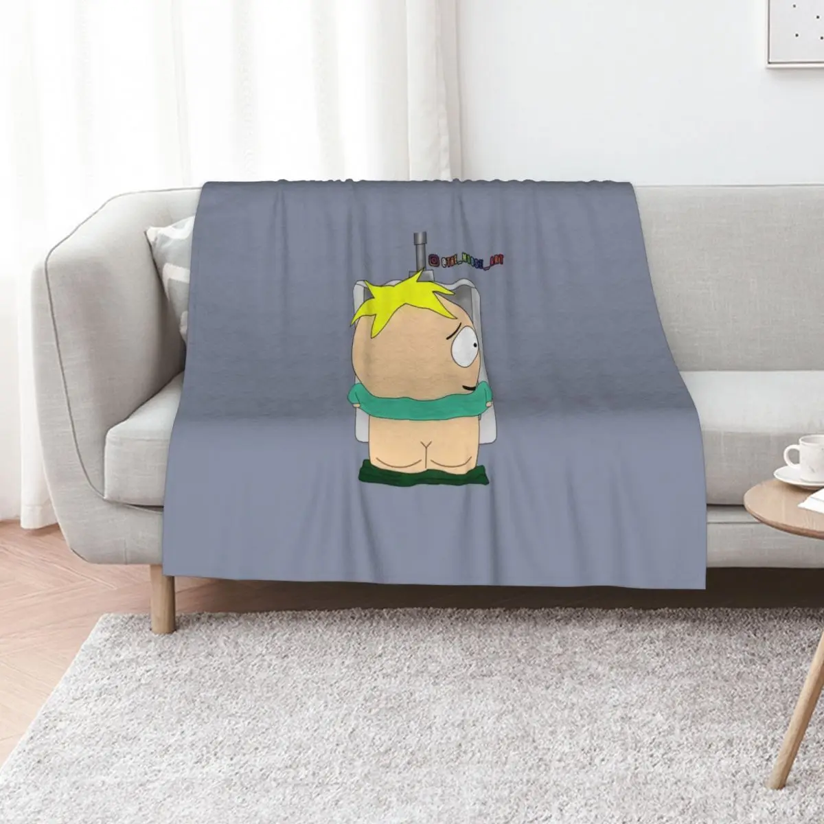 Butters from South Park Throw Blanket All Season Soft Lightweight Blanket for Home