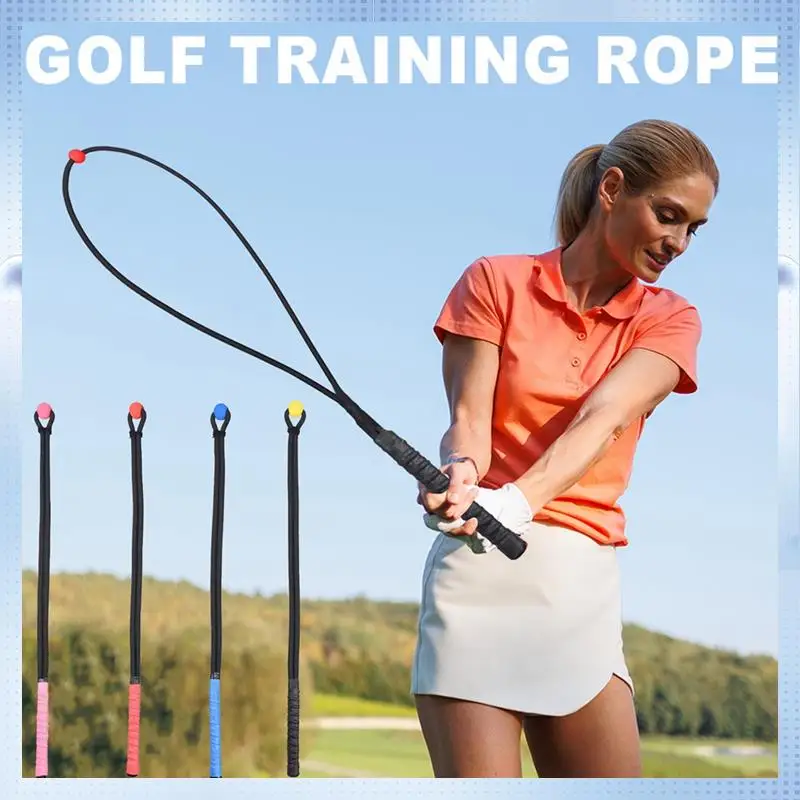 

ABHQ-Golf Swing Rope Training Aid Fitness Equipment Trainer With Eva Ball For Practice Posture Corrector Exercise