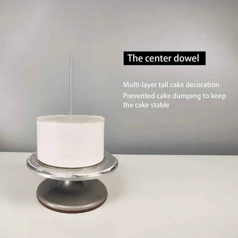 

10 Pieces Scrapers Center Dowels for Serving Cake Decoration Bake Goods L5BE