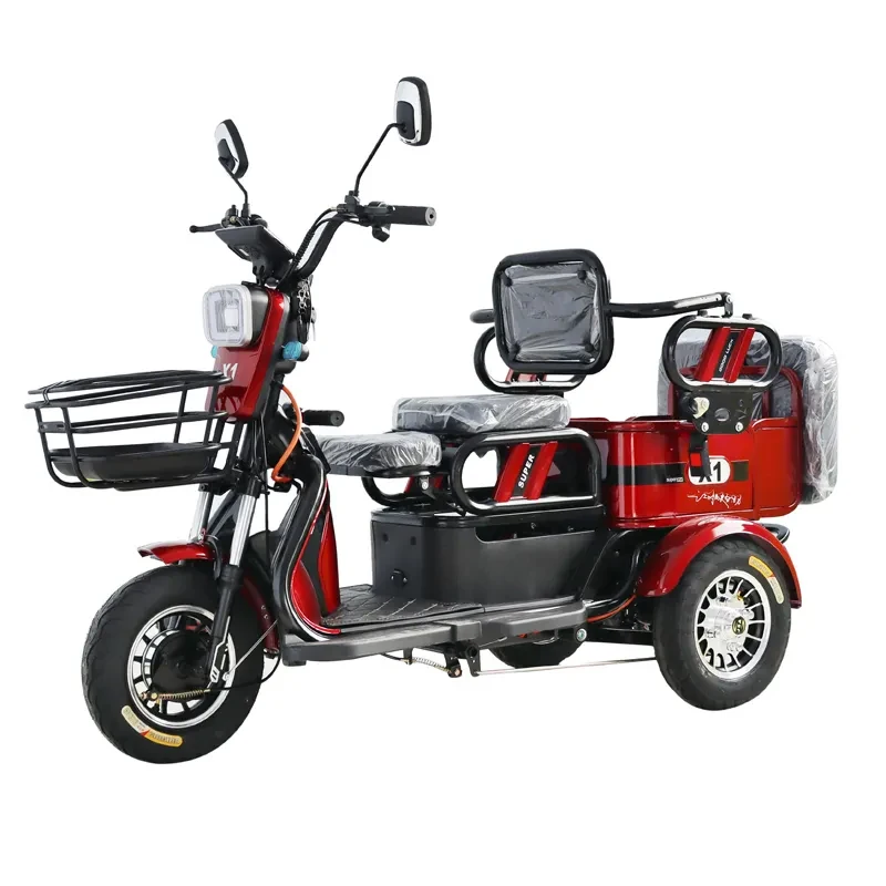 

Intelligent three wheeled adult electric tricycle