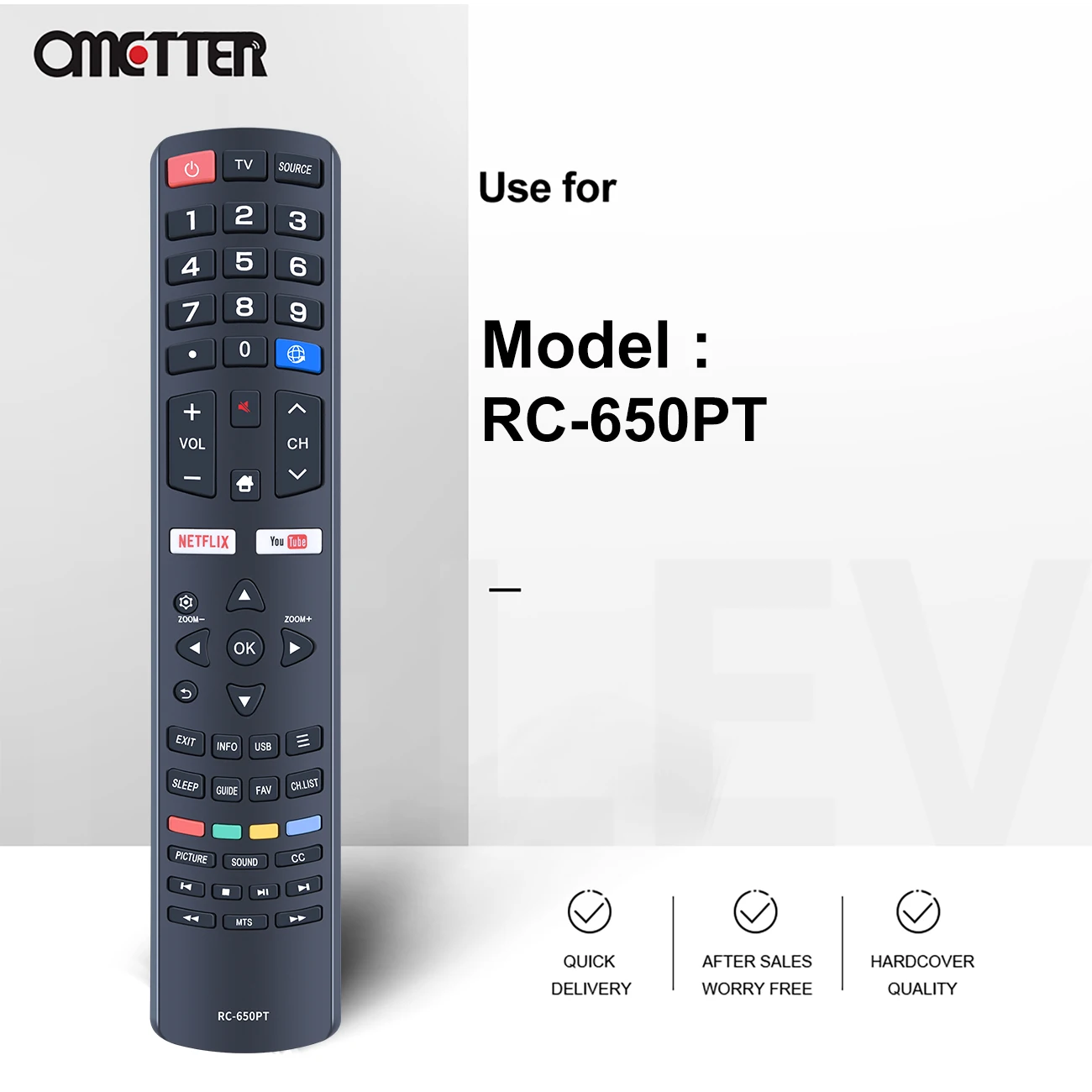 RC-650PT ل دايو الذكية التلفزيون عن بعد التحكم 32D1561 43D1560 49D1660 55D1700 U43A8500TN 43D1280UD L32V780BTS 32D1280 U55V880BTS