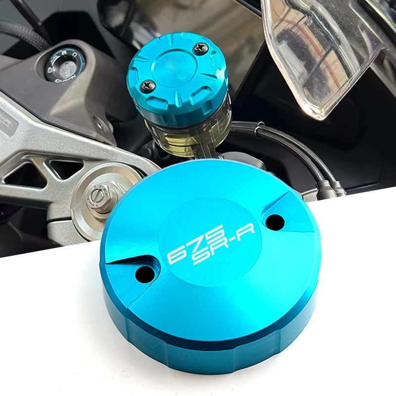 

Motorcycle Front Brake Clutch Brake Fluid Reservoir Cover For CFMOTO 675 SRS 675SRS 675 SR-S 2021-2026+ Accessories