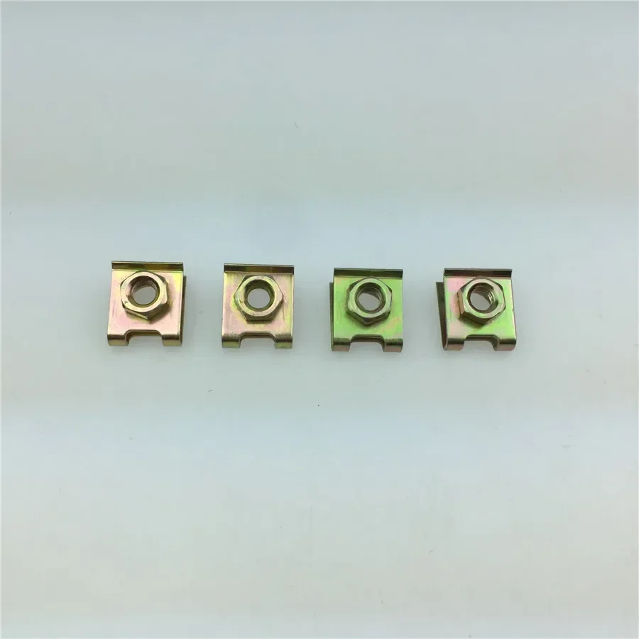 For Kawasaki Motorcycle Sports Car Heavy Truck 6MM / 6 PCT Multi-function with A Nut Lock Piece Lock Clip 20 Pack