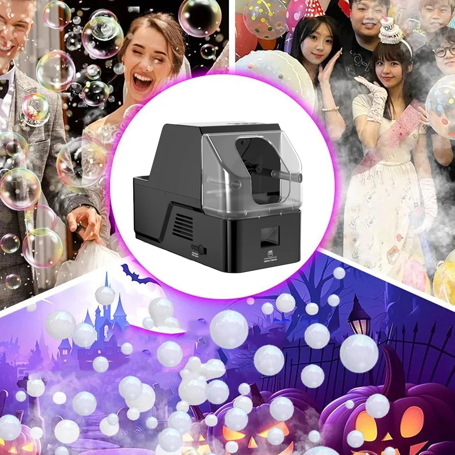 Mistbel, 3-in-1 machine met afstandsbediening voor bruiloft, verjaardagsfeestje, kinderspeelgoed, cadeau, voor Kerstmis of Halloween