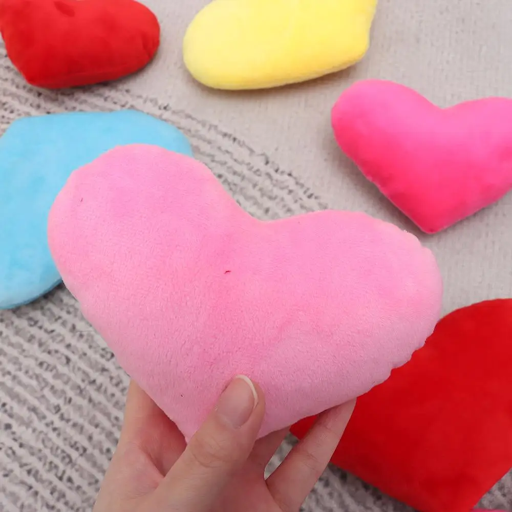 Heart Plush Toys Soft Pillow Kawaii Toy Lovely Gift for Birthday Home Decorative Valentines Day Decorative Soft Stuffed Pillow