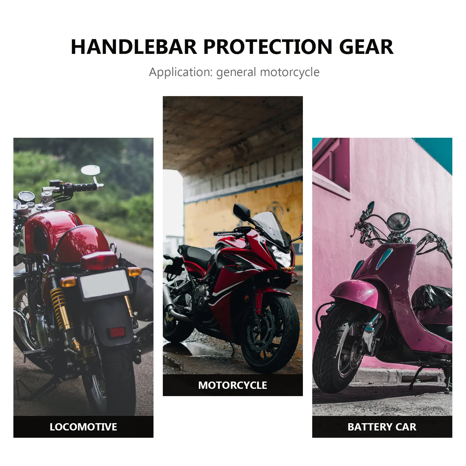 2Pcs Carbon Fiber Handlebar Guard Motorcycle Hand Protectors Windproof Removable Cover Vibration Balance Weight