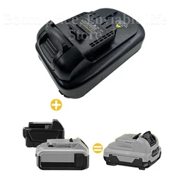 Battery Adapter for Dewalt，20V to 12V Power Tools DM18DW12 Adapter Converter for Dewalt Milwaukee，18V to Replace for Dewalt，1
