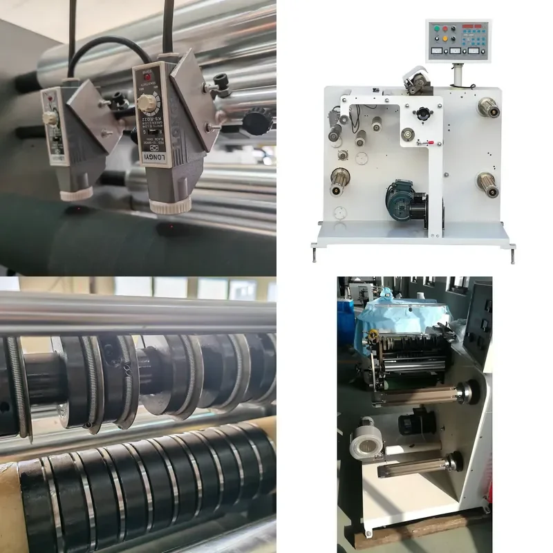 High Precision Paper and Film Slitter Rewinder with Magnetic Brake for Stable Tension Control Industrial Grade Roll Slitting