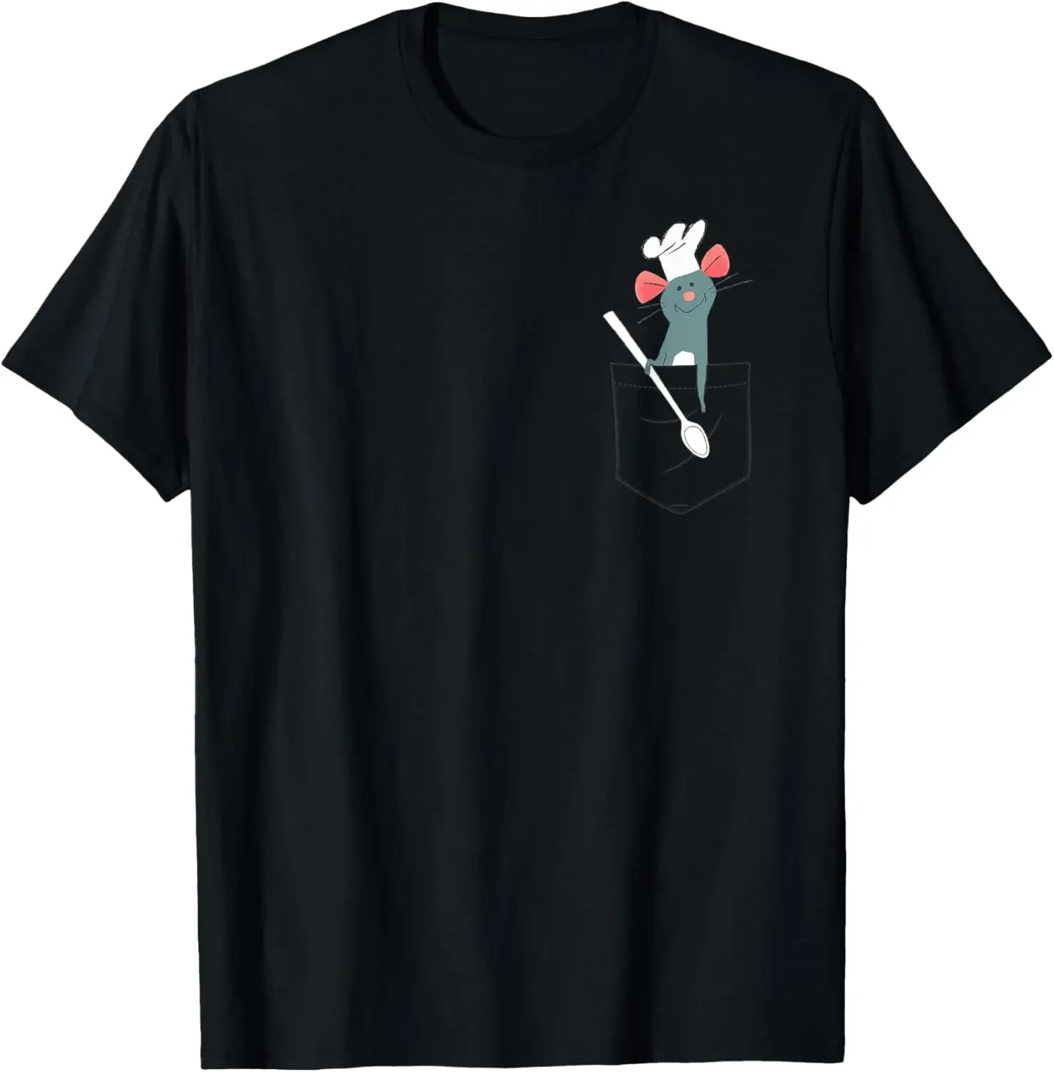 

MINISO X Disney PIXAR Ratatouille Remy Small Pocket Chef T-Shirt