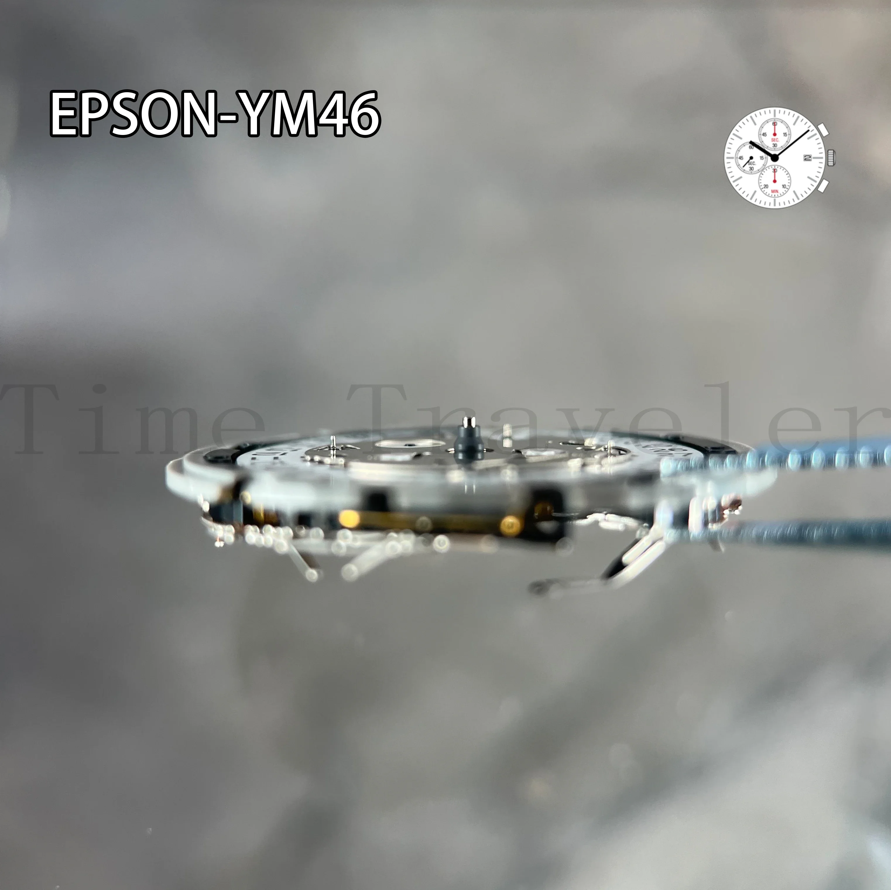 YM46 ruch Epson YM46-3 ruch serii YM46A ruch kwarcowy 6,9,12 mały rozmiar sekundy: 12 ''w 3:00