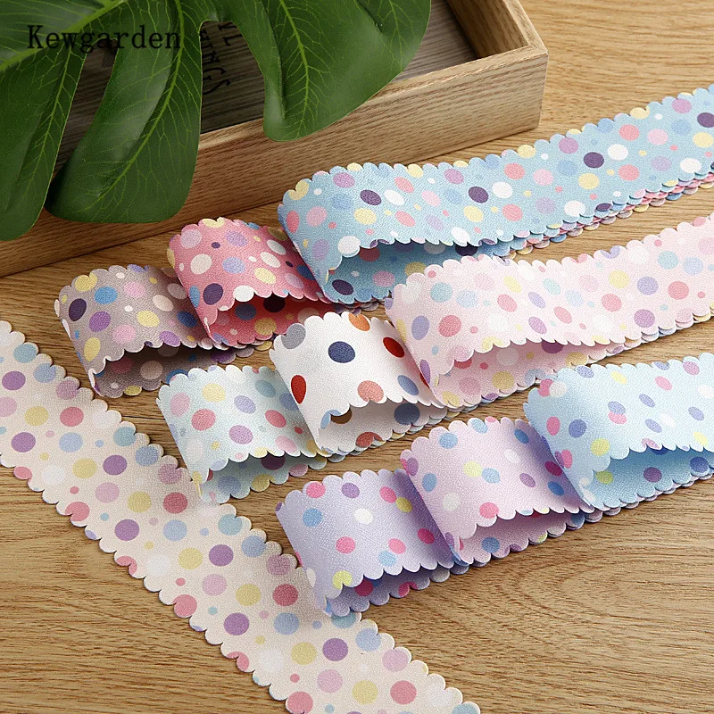 Kewgarden-cintas de borde ondulado de 1-1/2