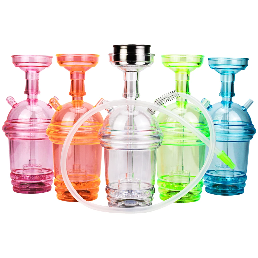 Mini Travel Hookah with LED Light Mobile Shisha Narguile Sheesha Chicha Cachimbas Nargile Hookahs Portable Car Hookah Set