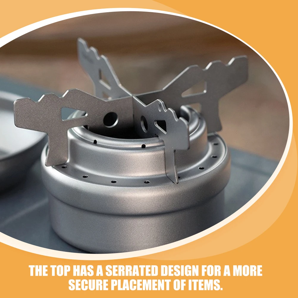 

Titanium Stove Bracket Camping Gas Wok Holder Multi-function Kitchen Accessories