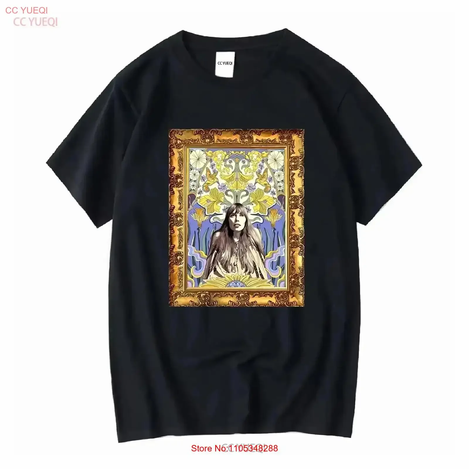 Новая футболка Joni Mitchell 1960 For Fans S 5XL RR44_197, винтажная, с эффектом потертости, дизайнерская одежда, универсальная уличная одежда в винтажном стиле.
