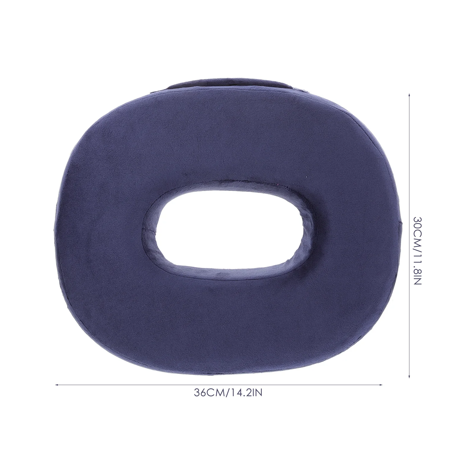 

High Resilience Donut Cushion Comfortable Soft Seat Cushion Lightweight for Office Travel Car Tailbone Pressure Relief