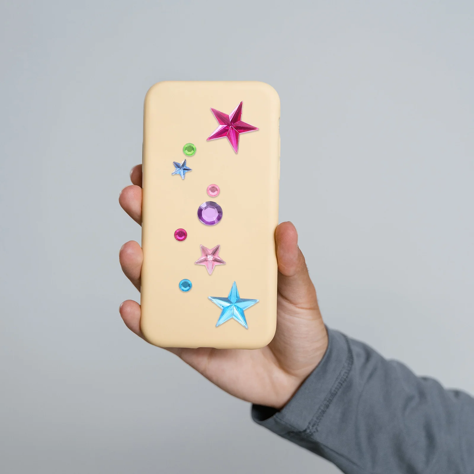 

10 Sheets Stick on Gems Acrylic Craft Jewels Self Adhesive Rhinestone Stickers for DIY Makeup Scrapbook Phone Case Decoration