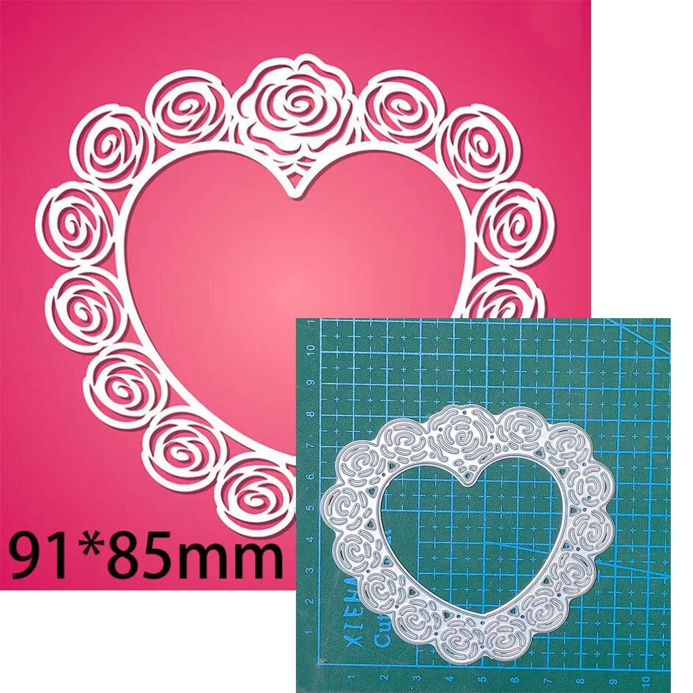 Heart flower butterfly metal cutting dies mold Scrapbooking paper craft knife mould blade punch template Embossing stencils