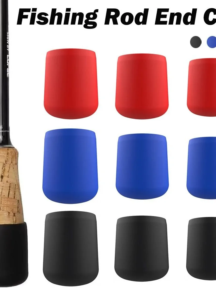 Embout de canne Ă pĂȘche en Silicone, plusieurs couleurs, bouchon arriĂšre de canne Ă pĂȘche, Ă©tui de protection Ă forte Ă©lasticitĂ©, protecteur de fond de canne