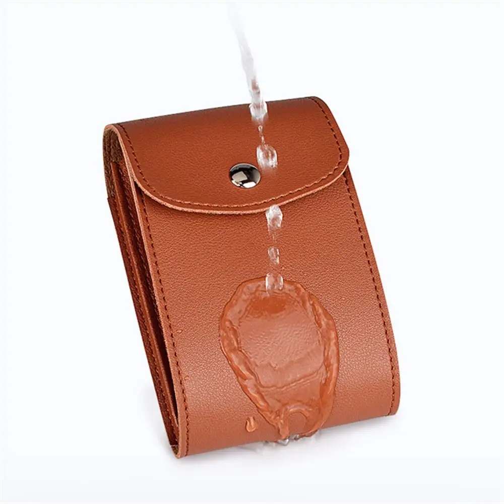 Electronic Accessories PU Leather Digital Storage Bag Portable Data Cable Bag Mouse Storage Bag Earphone