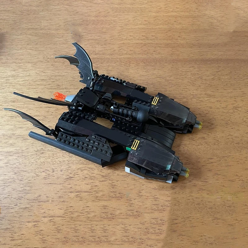 534 قطعة MOC سوبر أبطال في نهاية المطاف Batboat 7780-7781 البديل بناء سويفت لتقوم بها بنفسك نموذج اللبنات عيد ميلاد اللعب هدية