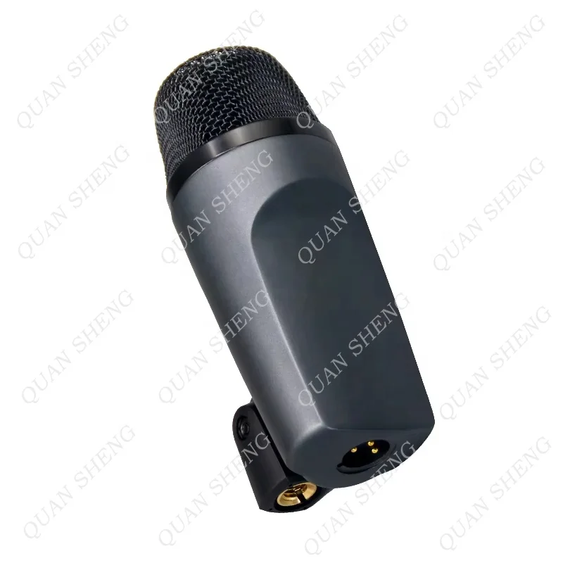 E602-II E602 Professional Cardioid Dynamic Drum Microphone Karaoke Instrument Metal Micrfono Stage Performance Wired Drum Mic