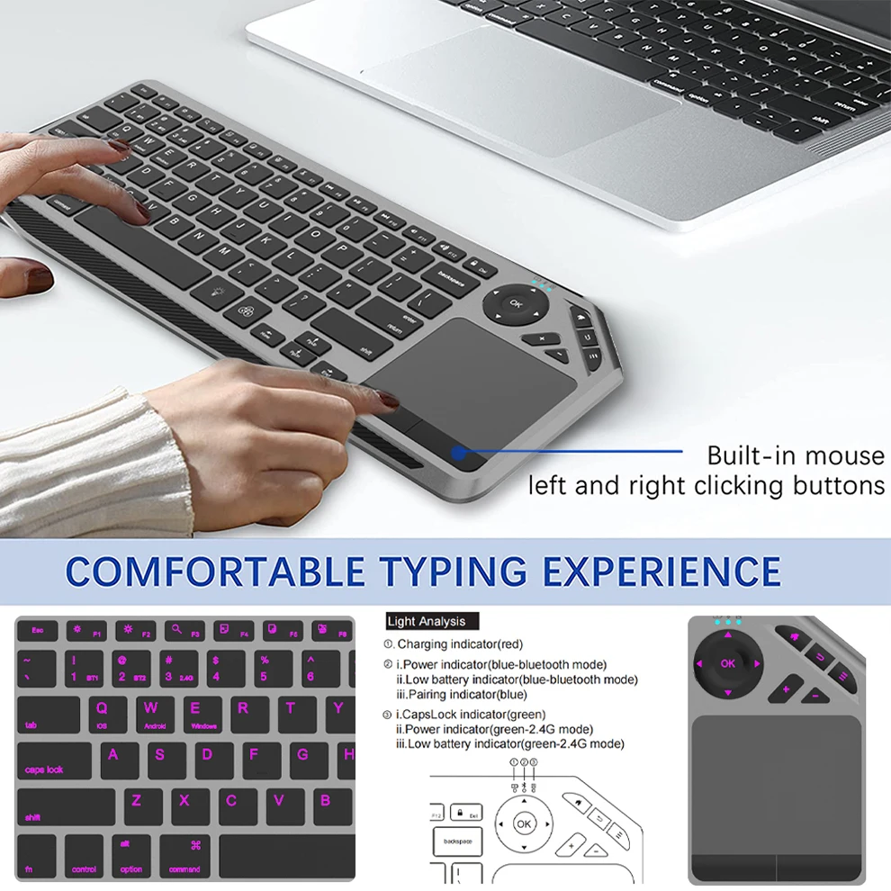 Ergonomische Bluetooth 5.0 & 2 – Korean Desk Setup Bewertung und Preis