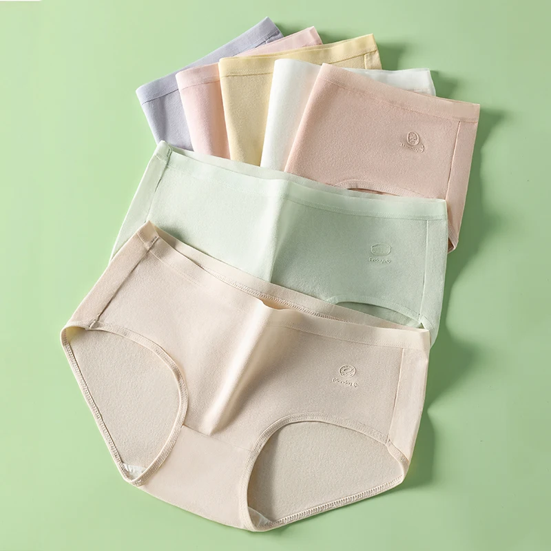 7 قطعة سراويل داخلية نسائية قطنية قابلة للتنفس ملابس داخلية صلبة للفتيات سراويل داخلية ناعمة مثيرة منخفضة الخصر سراويل أسبوع ملابس داخلية نسائية