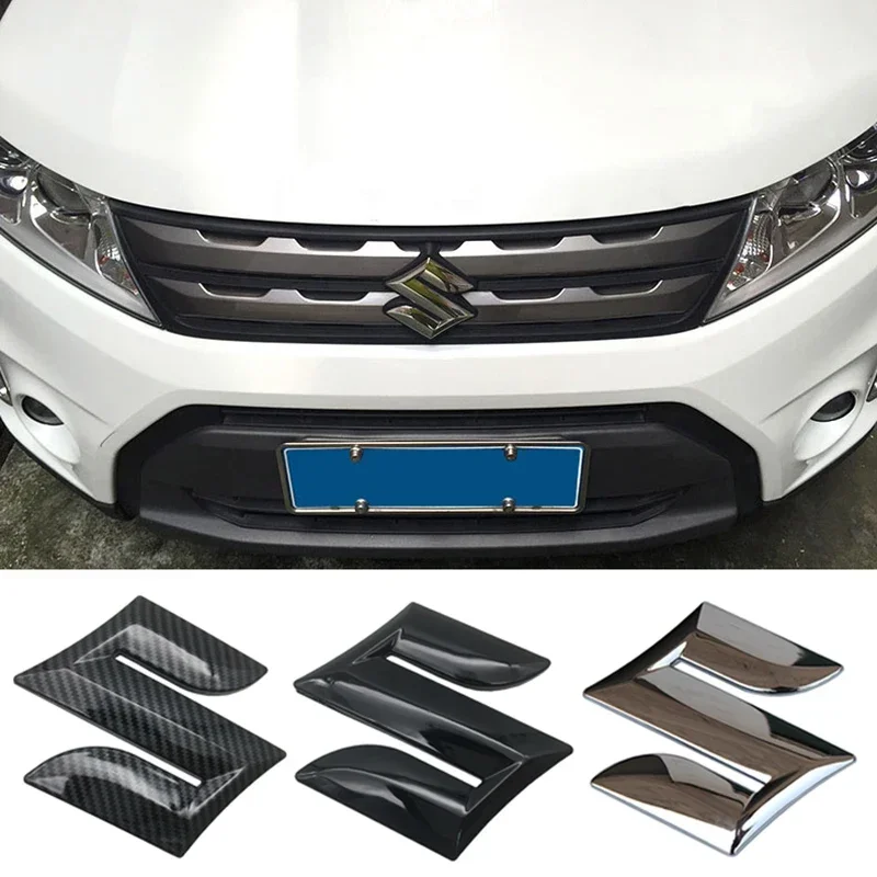 

ABS Auto Front Grille Eemblem Rear Badge Refit Sticker for Swift SX4 New Alto Vitara Alivio S-cross Car Trunk Accessories