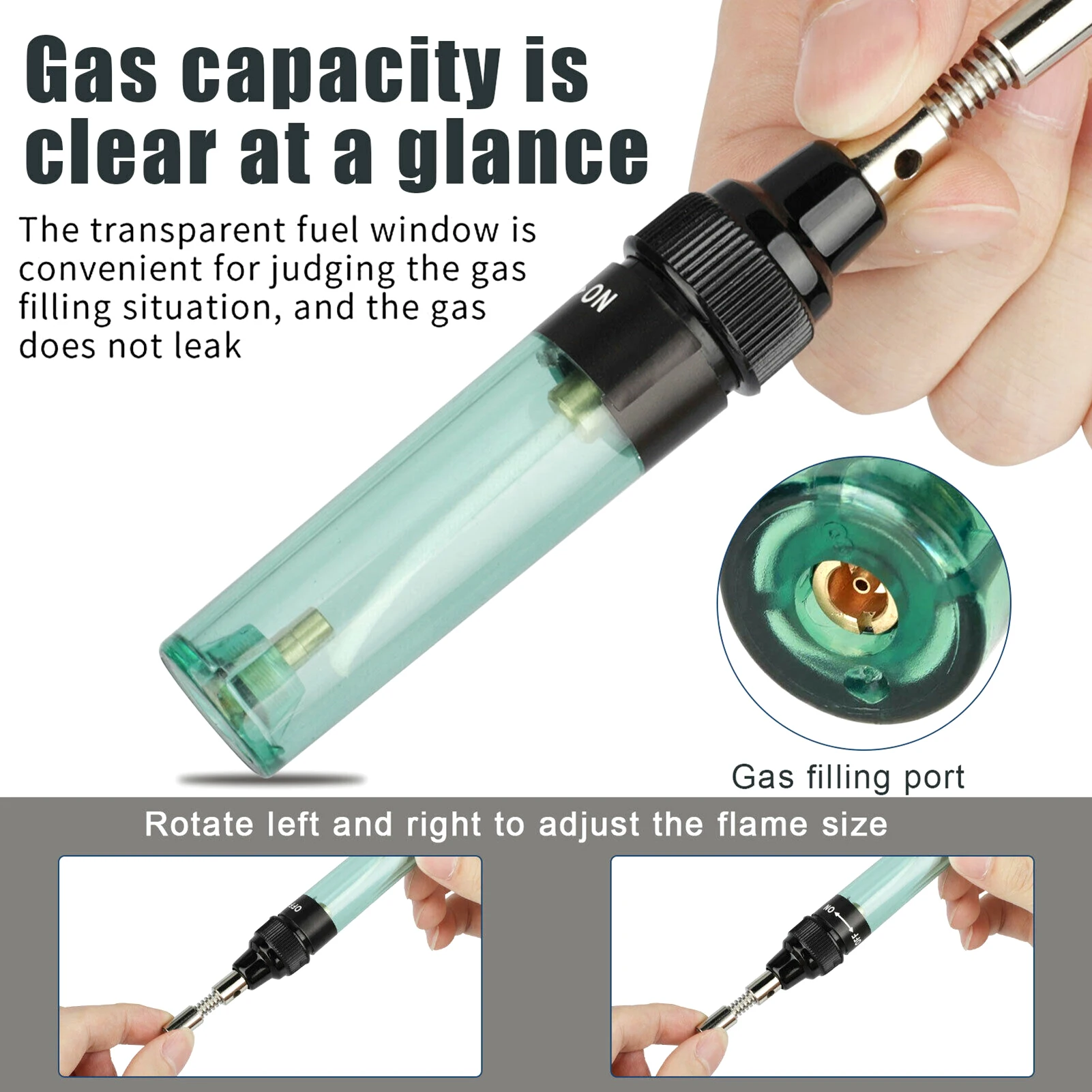 Cordless Refillable Gases Soldering Iron Pen Kit Portable Gases Soldering Iron Welding Tool Set for Electronics Maintenance
